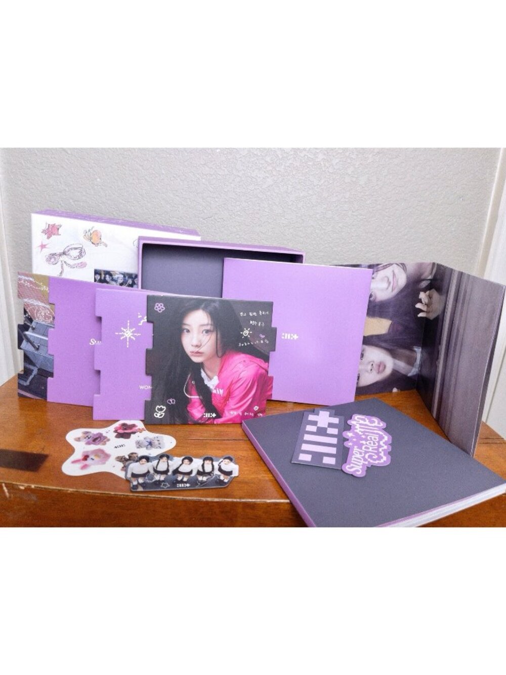 Illit Super Real Me 1st Mini Album Purple Ver Wonhee Puzzle CD
